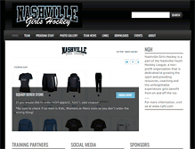 Tablet Screenshot of nashvillegirlshockey.com